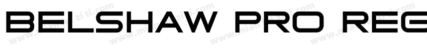 Belshaw Pro Regular字体转换